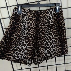 Leopard Print Shorts